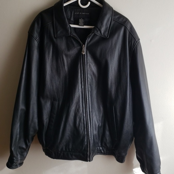 croft & barrow leather jacket